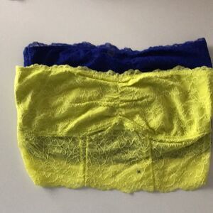 American Eagle Outfitters Lace Bandeau Bra Bundle